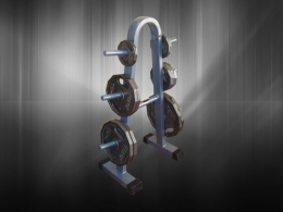 SOPORTE DE DISCOS CON SOPORTE PARA BARRAS – MAX