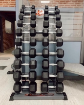 SOPORTE PARA 10 PARES DE MANCUERNAS HEXAGONALES