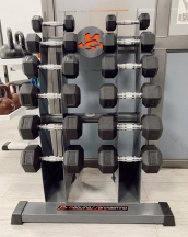 SOPORTE PARA 6 PARES DE MANCUERNAS HEXAGONALES